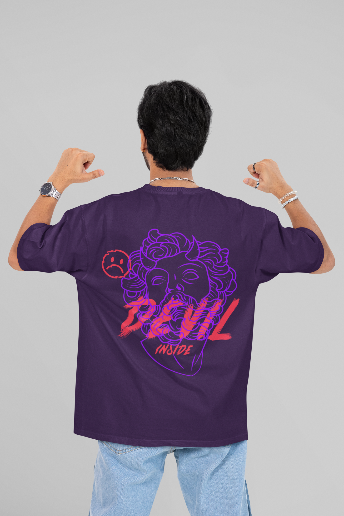 Devil Oversized Classic T-Shirt