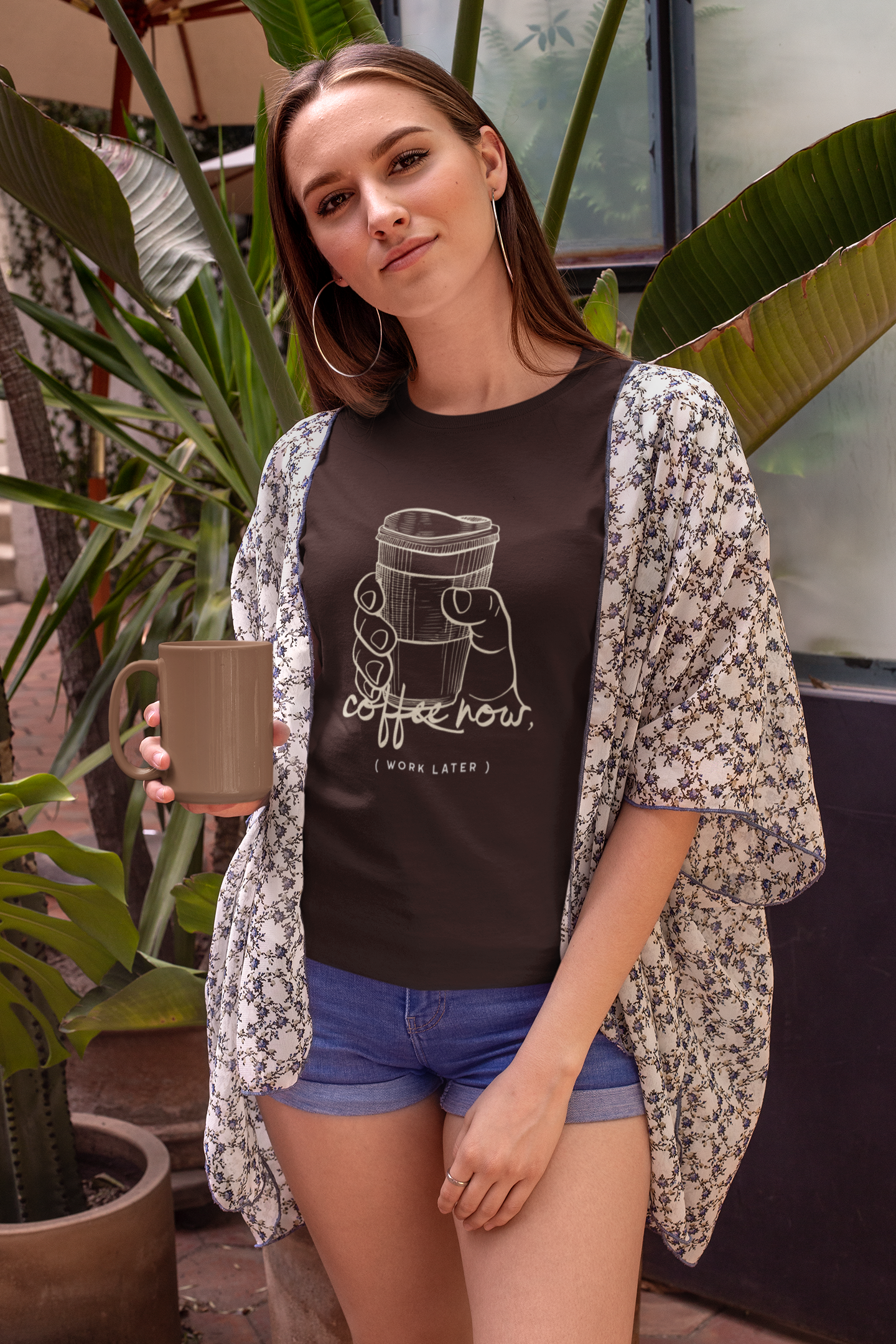 Coffee Now Classic Crew T-Shirt