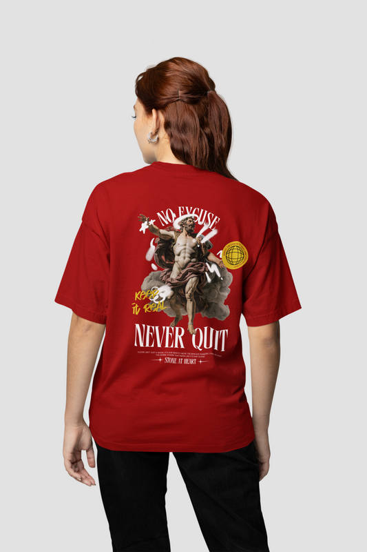 Never Quit Oversized Classic T-Shirt