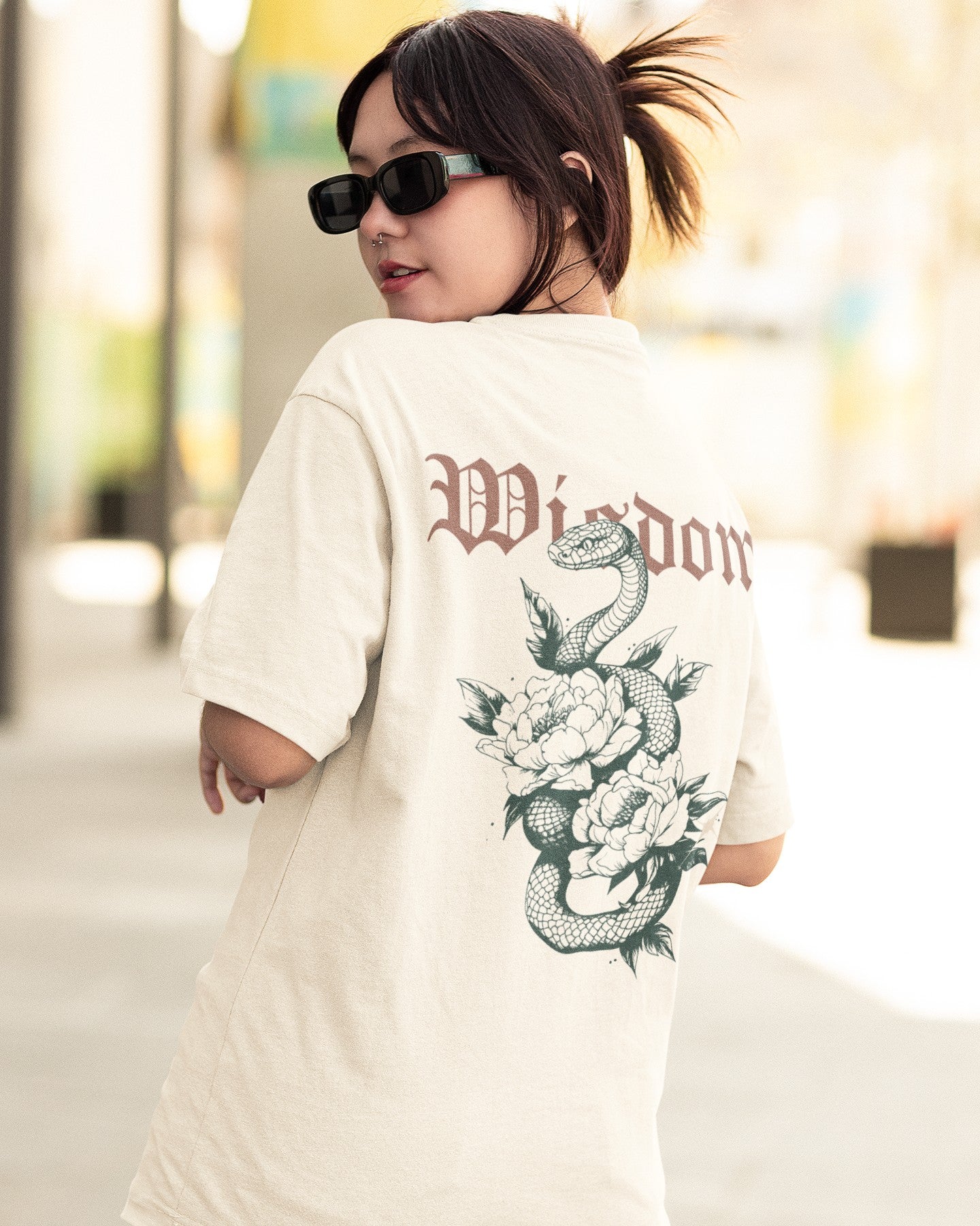 The Wisdom Unisex Oversized Classic T-Shirt