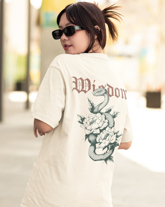 The Wisdom Unisex Oversized Classic T-Shirt